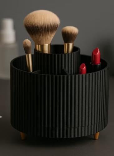 منظم مكياج دوار 360º - الحل الأمثل للتخزين