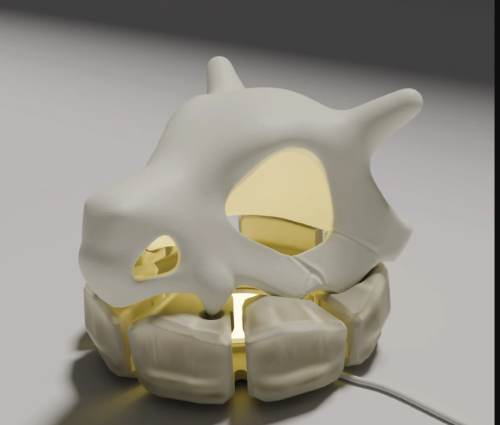 اضاءة طاولة جمجمة بوكيمون Cubone