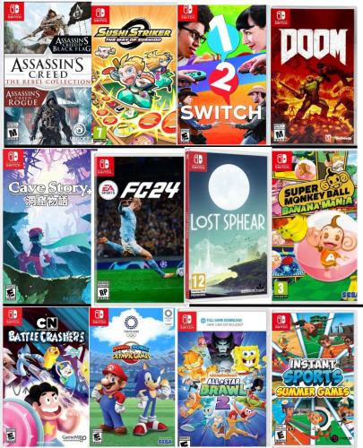 اشرطه نتيتندو سويتش مستعمله