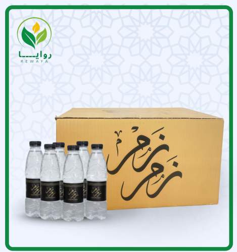كرتون ماء زمزم عبوات صغيرة (330 مل × 24 عبوة)
