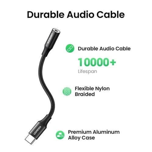 وصلة تايب سي الى منفذ AUX ( مسمار ) | UGREEN