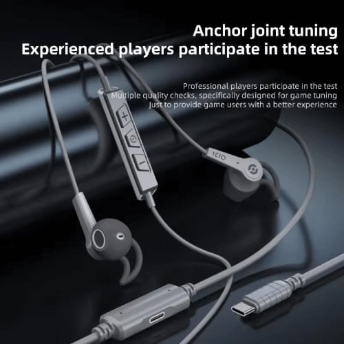 سماعة تايب سي سلكية 2in1 ومنفذ شحن بنفس السماعة مخ...