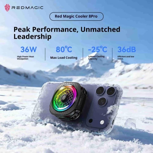 مروحة تبريد مائي اصدار REDMAGIC 8 Pro للجوال والاي...