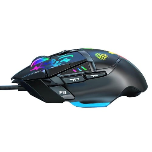 ماوس سلكي مخصص للالعاب بـ 11 زر واضاءة RGB