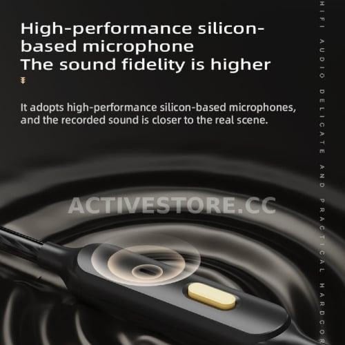 سماعة AUX ( مسمار ) سلكية مخصصة للالعاب | اللون ال...