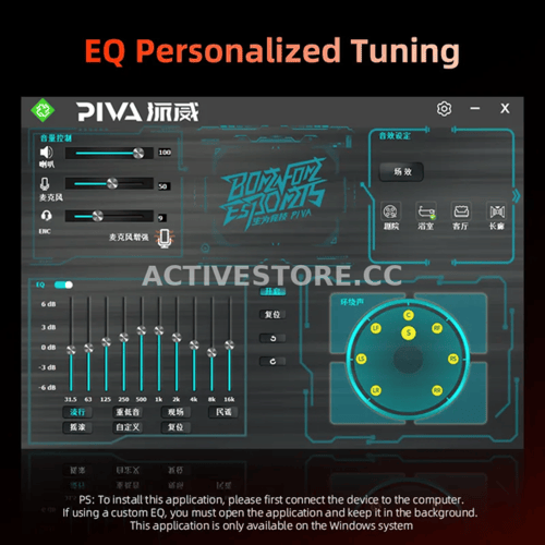 سماعة رأس سلكية محيطية للالعاب بمنفذ USB + تايب سي...