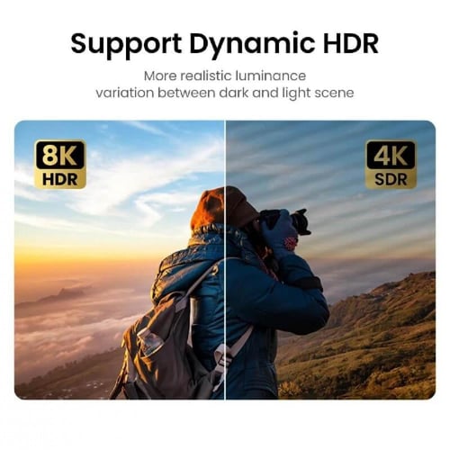 كيبل HDMI 2.1 بوضوح 8K بطول متر ونصف | UGREEN