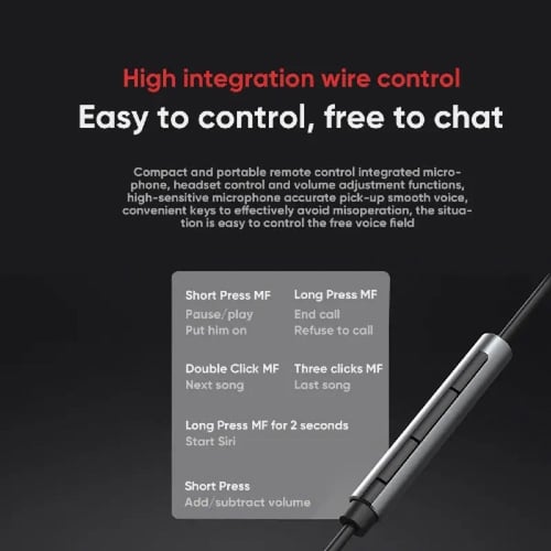 سماعة ريد ماجيك بمنفذ AUX ( مسمار ) | REDMAGIC