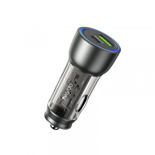 شاحن سيارة بمنفذ USB و منفذ PD بقوة 30 واط | Yesid...
