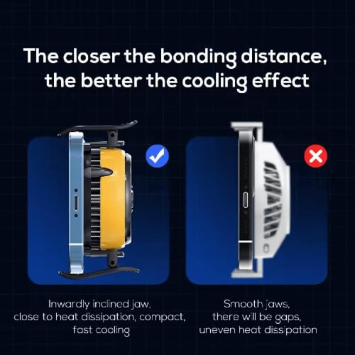 مروحة تبريد مائي 2in1 للجوال بخاصية المغناطيس و مش...