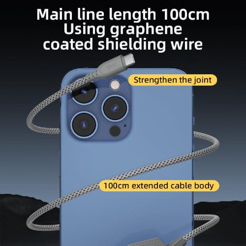 وصلة تايب سي 6in1 بهيكل المنيوم | PIVA