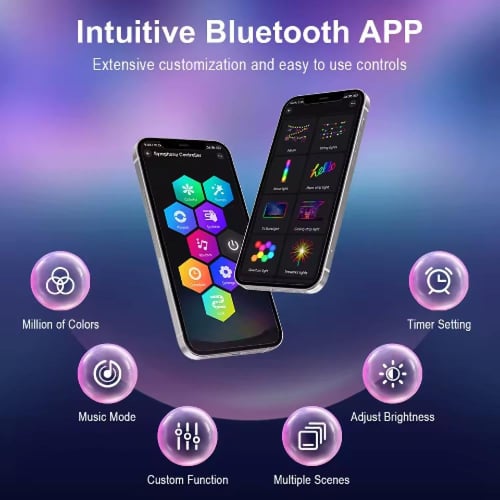 اضاءة RGB الملونة بطول يصل حتى متر ونصف | VERTIK