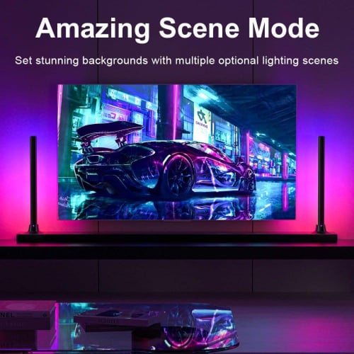 اضاءة مكتبية RGB الملونة بطول يصل حتى 42cm | حبتين...