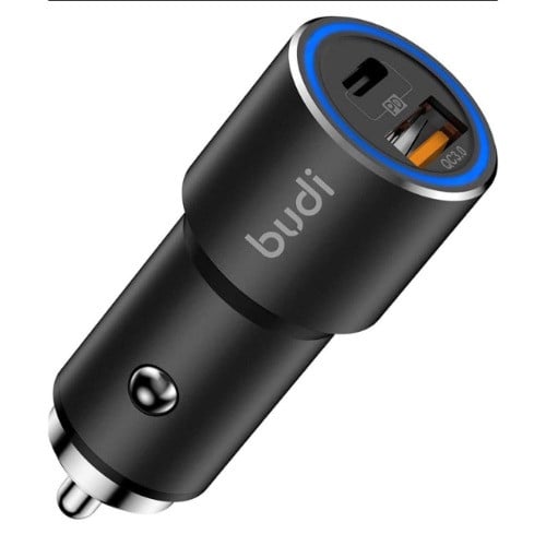 شاحن سيارة بمنفذ USB و منفذ PD بقوة 36 واط | Budi