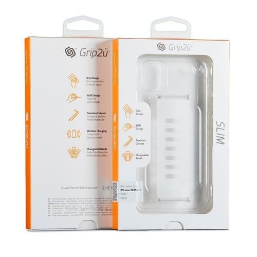 كفر شفاف بلاستك مع مسكة | Grip2u