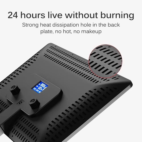 اضاءة تصوير بـ3 الوان مع ريموت تحكم | مقاس cm25*36