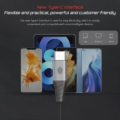 سماعة ريد ماجيك بمنفذ تايب سي | REDMAGIC