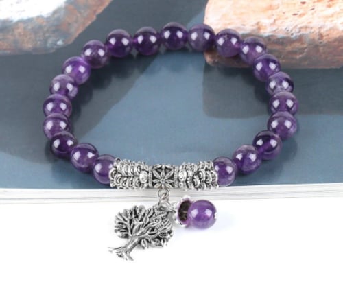 اسورة حجر جشمت مع تعليقة شجرة ( Amethyst )