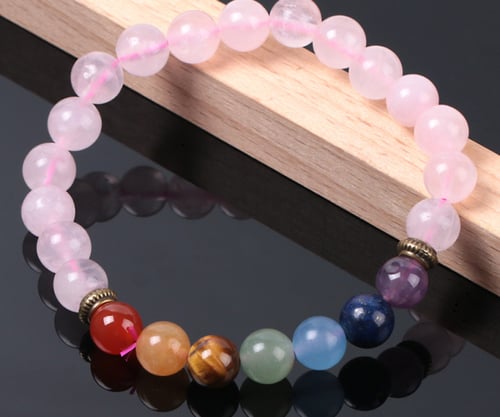 اسورة روز كوارتز مع احجار مناسبة شاكرات