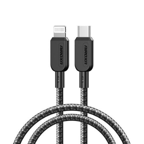 كيبل AIROXA قماش (Type-C to Lightning) - متانة است...