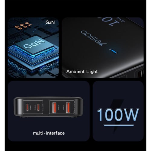 شاحن سريع بقوة 100 واط YC41