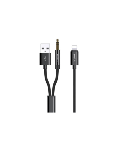 كيبل يسيدو Lightning إلى AUX ‏3.5 ملم مع USB