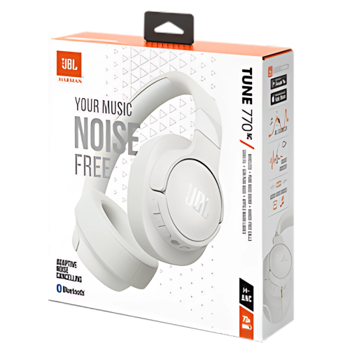 جي بي ال - تيون 770BT سماعة بلوتوث لاسلكية - ابيض