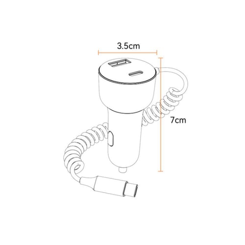 شاحن سيارة Y56 بقدرة 60 وات
