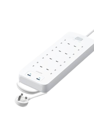 توصيلة 8 منافذ طاقة من انكر 342 مع منفذين USB-A