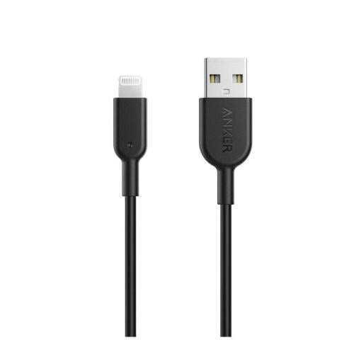 انكر - كيبل آيفون USB بطول 3متر - اسود