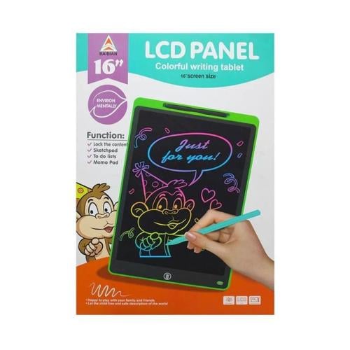 سبورة الكتابة الملون LCD بحجم 16 إنش