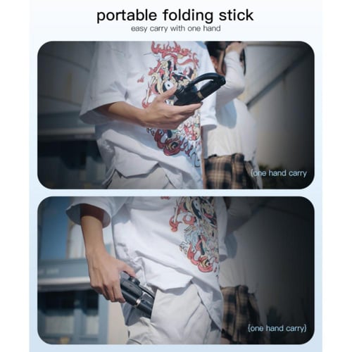 عصا سيلفي بلوتوث محمولة باليد مع حامل ثلاثي قابل ل...