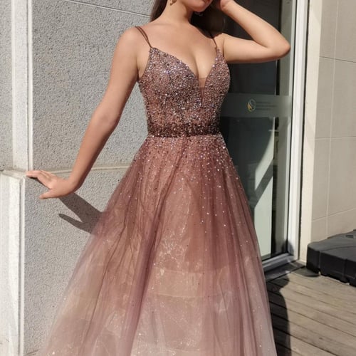 فستان سهرة - GOLDEN SPARKLES