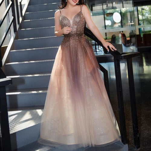 فستان سهرة - GOLDEN SPARKLES