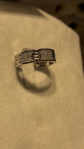 خاتم زركون ذهبي او فضي.