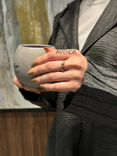 خاتم ناعم مطلي