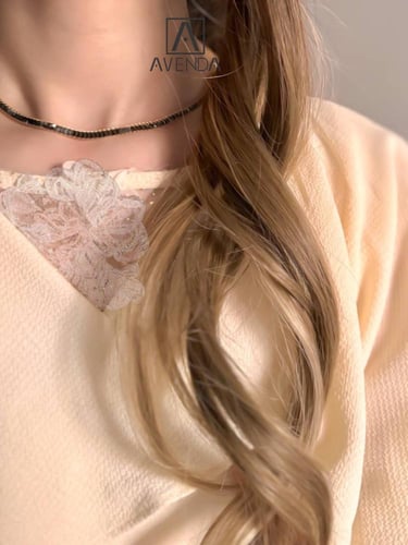 شوكر ذهبي واسود