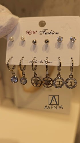 طقم حلق ٦ ازواج