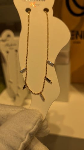 خلخال مطلي وناعم