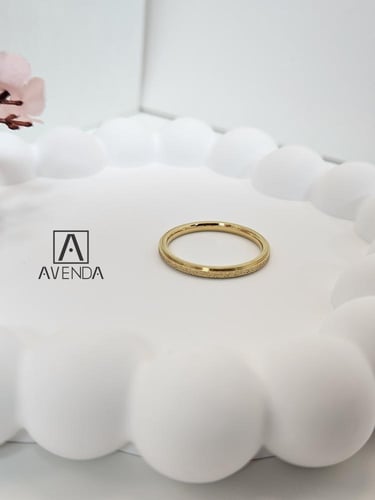 خاتم ناعم مطلي