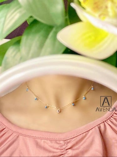 شوكر بفص ازرق