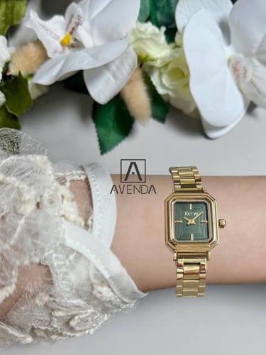 ساعة نسائية من إلفي بلون الذهبي LAS092F010801