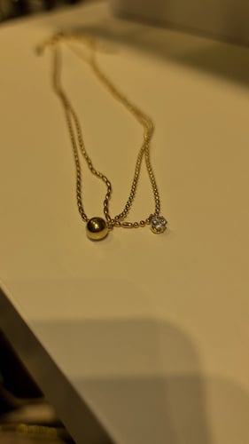 سلسال ناعم مطلي