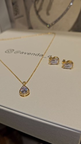 طقم ناعم ذهبي وفضي