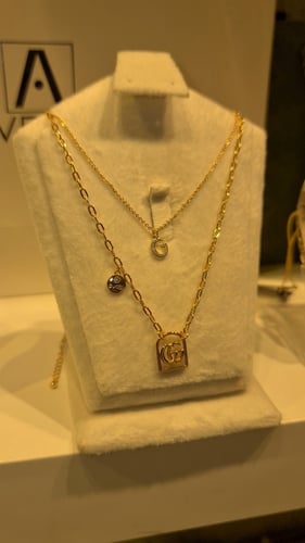 سلسال مميز وفاخر مطلي ذهب