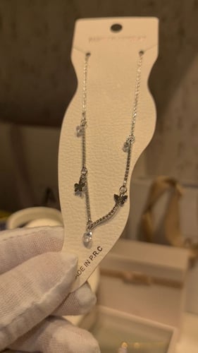 خلخال ناعم مطلي بالذهب