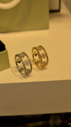 خاتم مطلي ذهب كامل