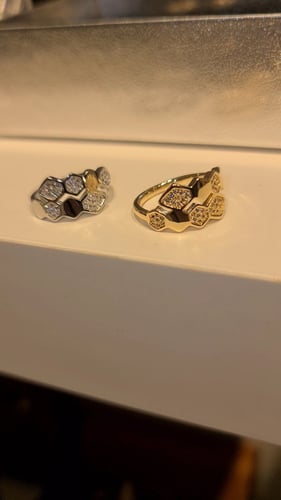 خاتم ناعم مطلي