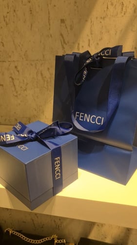 ساعة نسائية من فنشي بلون ذهبي وفضي FOS043F060306