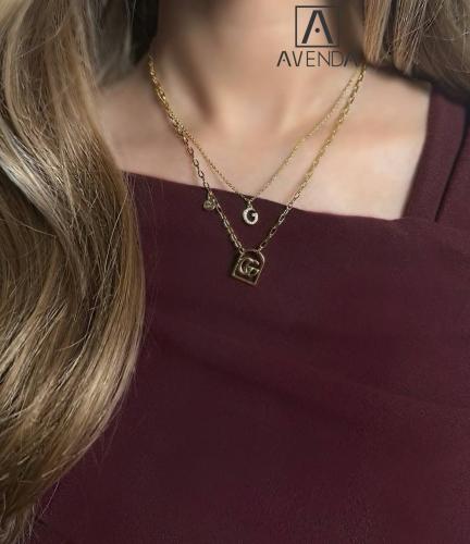 سلسال مميز وفاخر مطلي ذهب